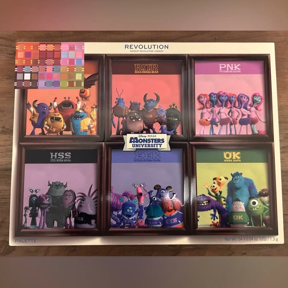 Revolution x Monsters University Fraternity and Sorority Palette